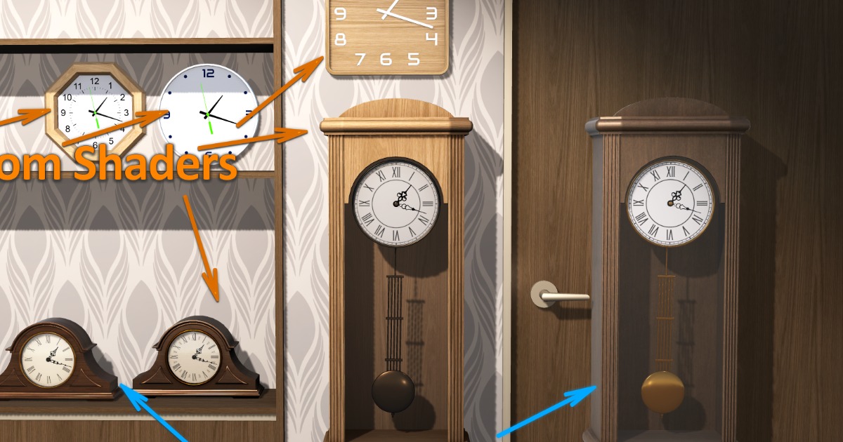 Animated Clock Set 01 | 3D Props | Unity Asset Store