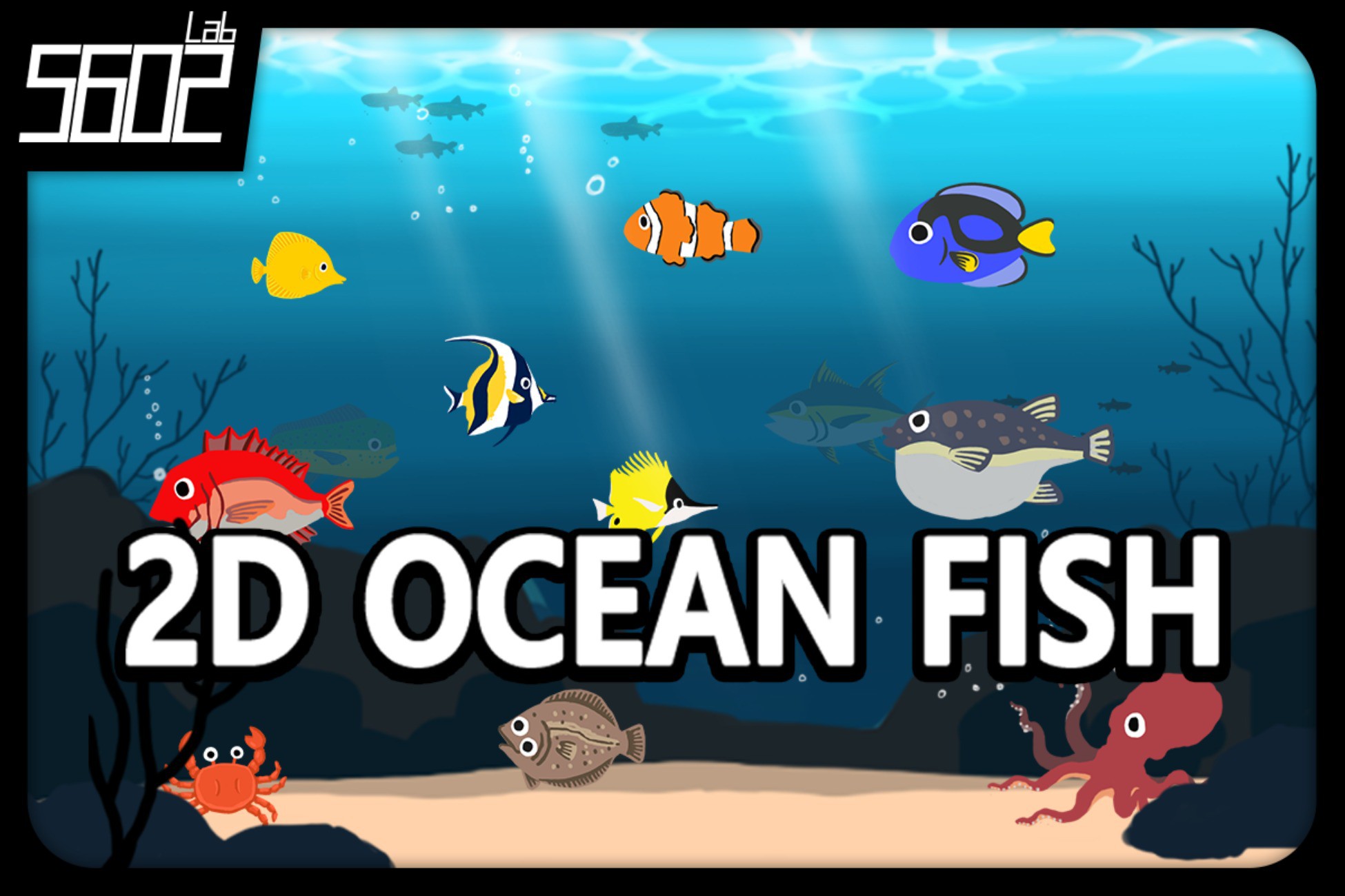 2D Ocean Fish Pack | 2D | Unity Asset Store