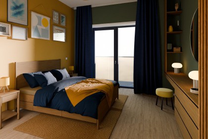 Photorealistic Bedroom Interior – HDRP Ready