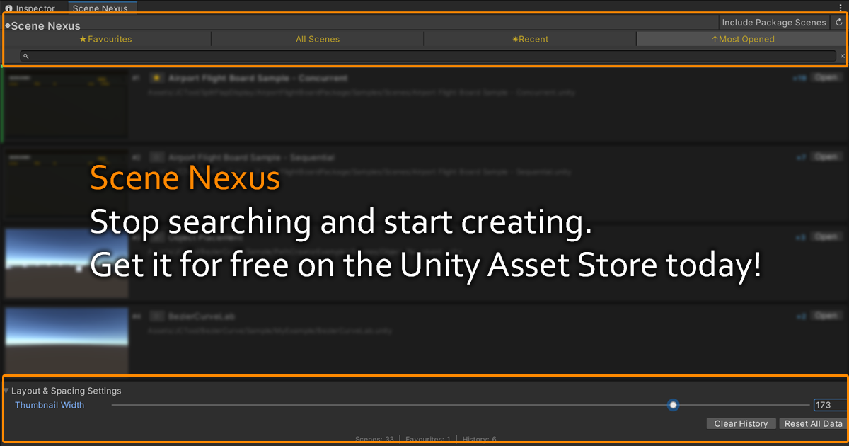 Scene Nexus | Utilities Tools | Unity Asset Store