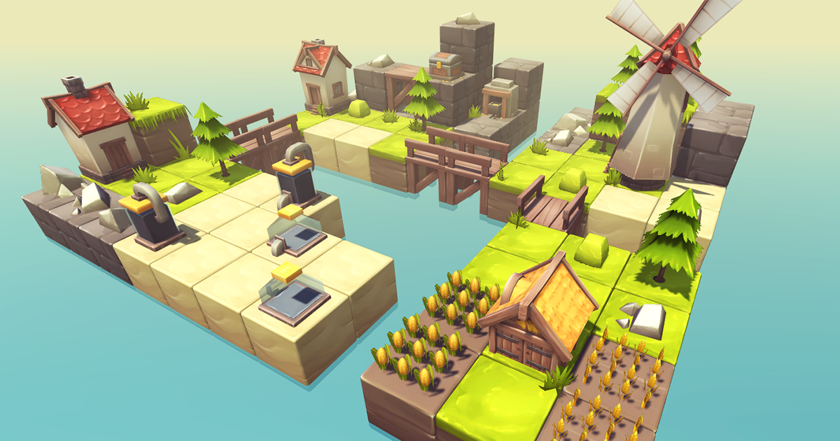 Fantasy Cube Cube World Full | 3D Fantasy | Unity Asset Store
