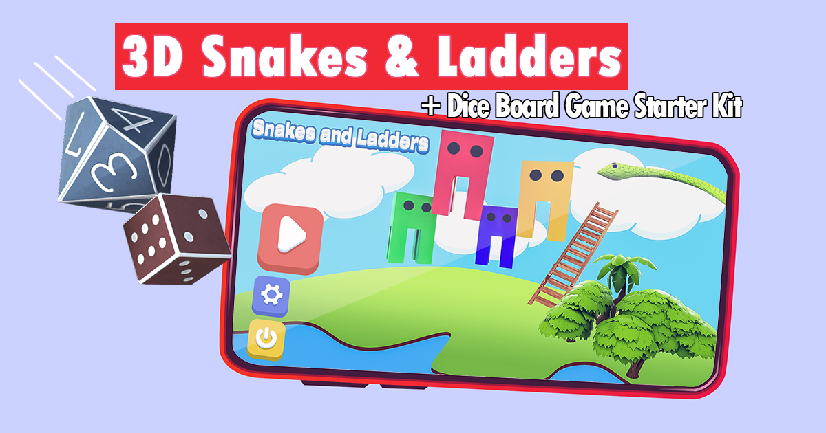 Snakes Game Unity 3D Snakes and Ladders - Complete Game Template | パック | Unity Asset Store