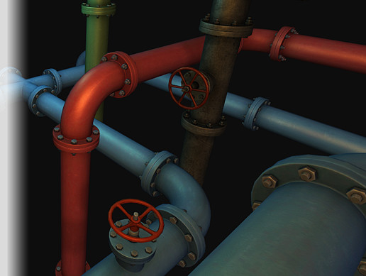 Modular Pipe Set | 3D Industrial | Unity Asset Store