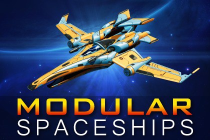 Sci-Fi Modular Spaceship Light Fox