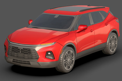 City Low Poly Car 4