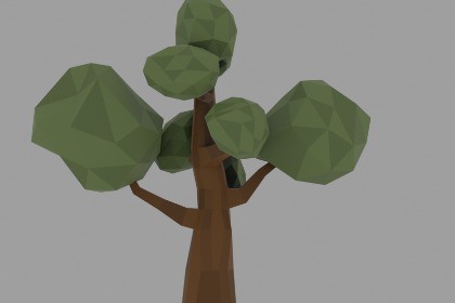 Low Poly Stylized Tree Pack