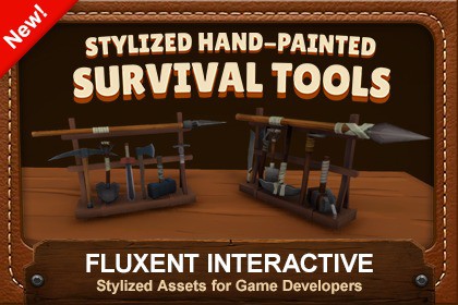 Stylized Hand Painted Survival Tools