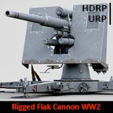 Rigged Flak Cannon WW2
