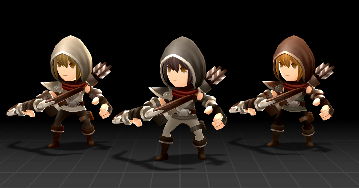 Unity Arch Cartoon HS - Archer | Characters | Unity Asset Store