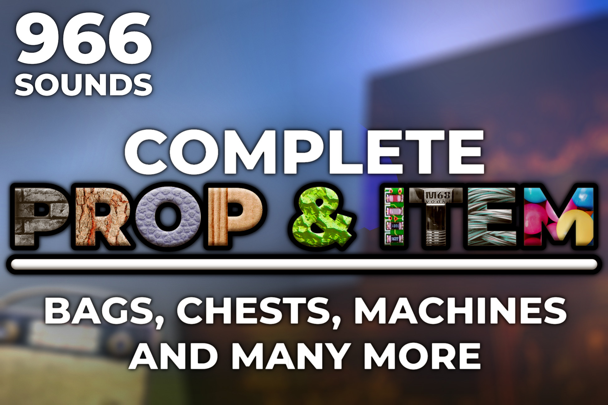 Complete Prop And Item Sounds | Foley Sound FX | Unity Asset Store