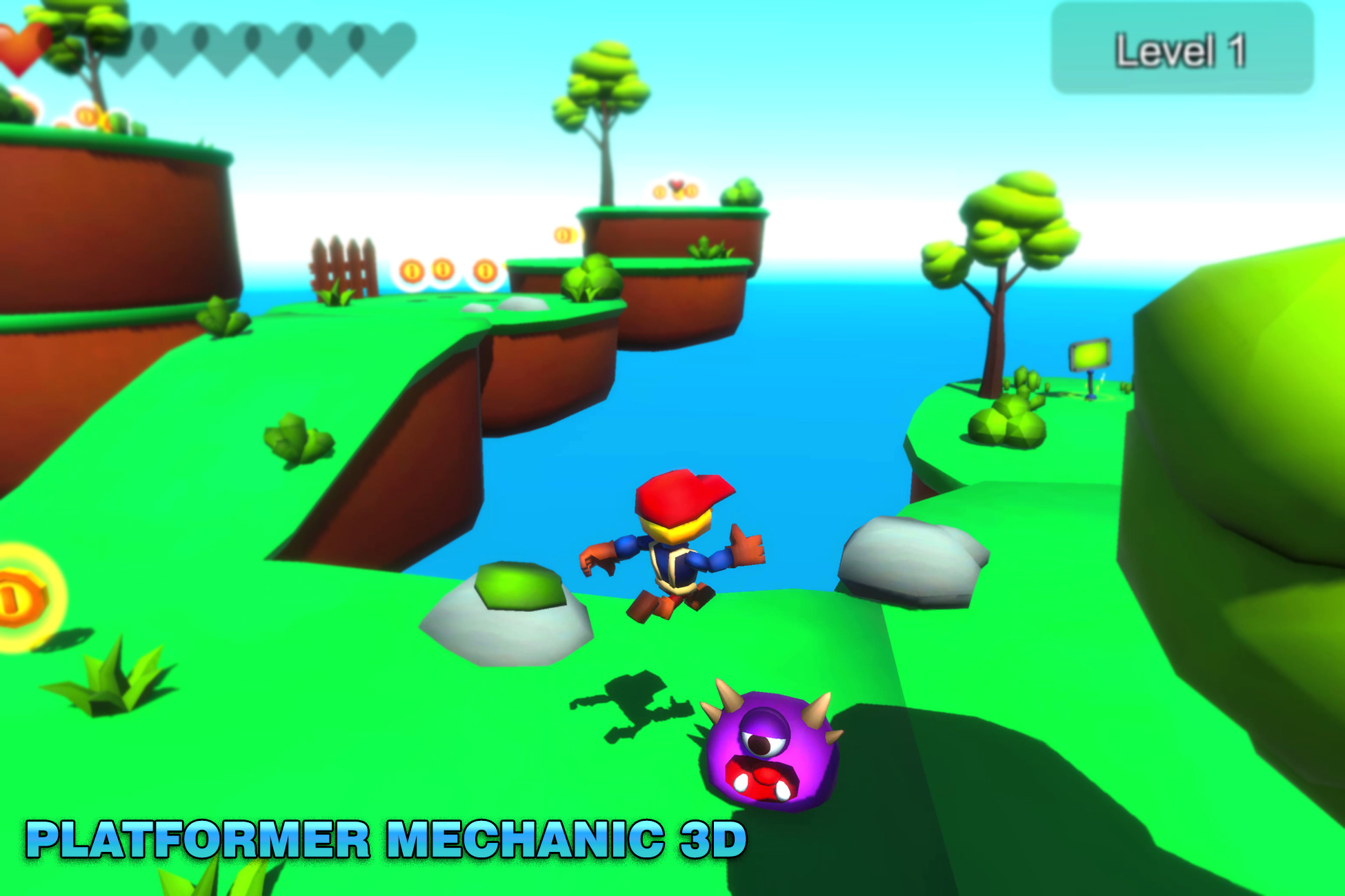 Platformer Mechanic 3D - Game Template, image 1