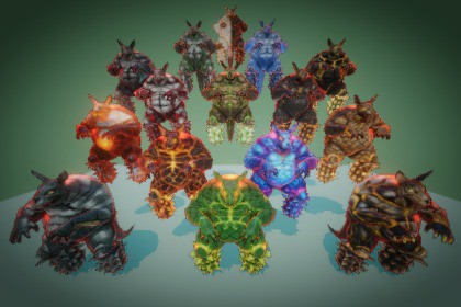 [FreeTrial] Dread Macefoot - Stylized Fantasy Monster (Rig+Anim) – PixeliusVita