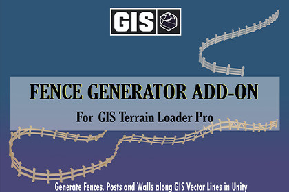 Fence Generator Add-On For GIS Terrain Loader Pro