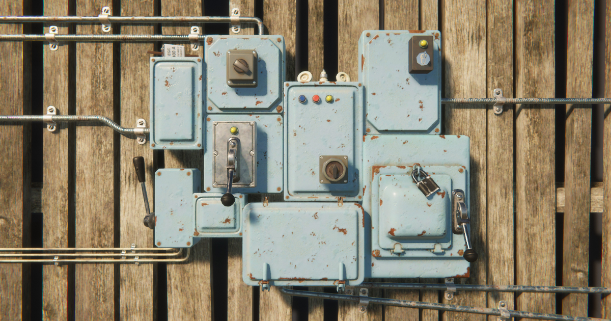 Electrical Boxes PBR | 3D Props | Unity Asset Store