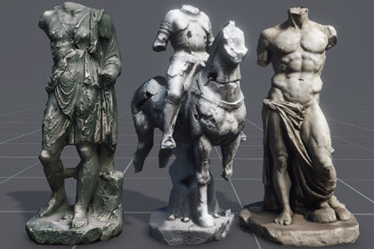 Brocken objects - Stone and Wood