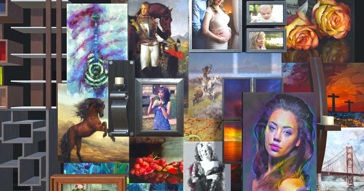 Picture Frames and Wall Decoration Vol2 | 3D Interior | Unity Asset Store