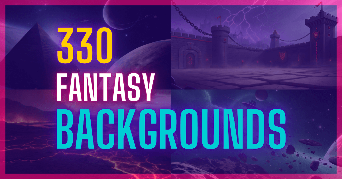 Fantasy Backgrounds Collection - 330 High-Resolution Images | 2D ...