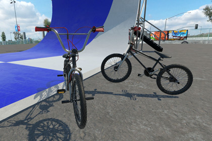 BMX Bike & Vert Ramp