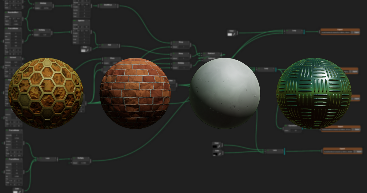 Texture Builder Pattern Seamless - Procedural Texture Builder | 페인트 | Unity Asset Store