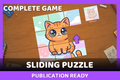 Sliding Puzzle - Complete Game Template