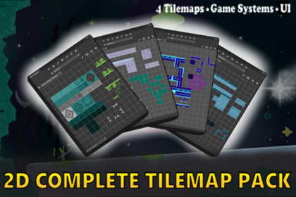 Complete 2D Platformer Tilemap Pack – Dungeon, Space, NeonCore, Underwater