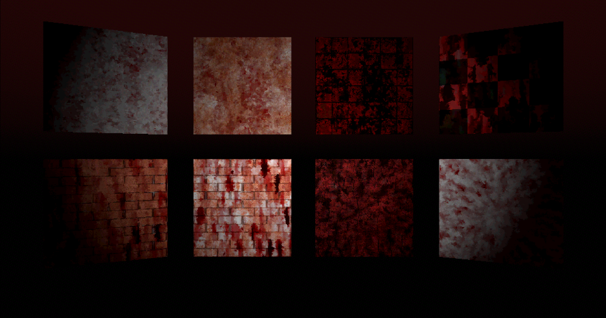 Bloody Cellar - PSX Texture Pack | 2D Textures & Materials | Unity ...