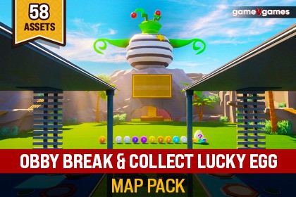 Obby Break and Collect Lucky Egg Map Pack