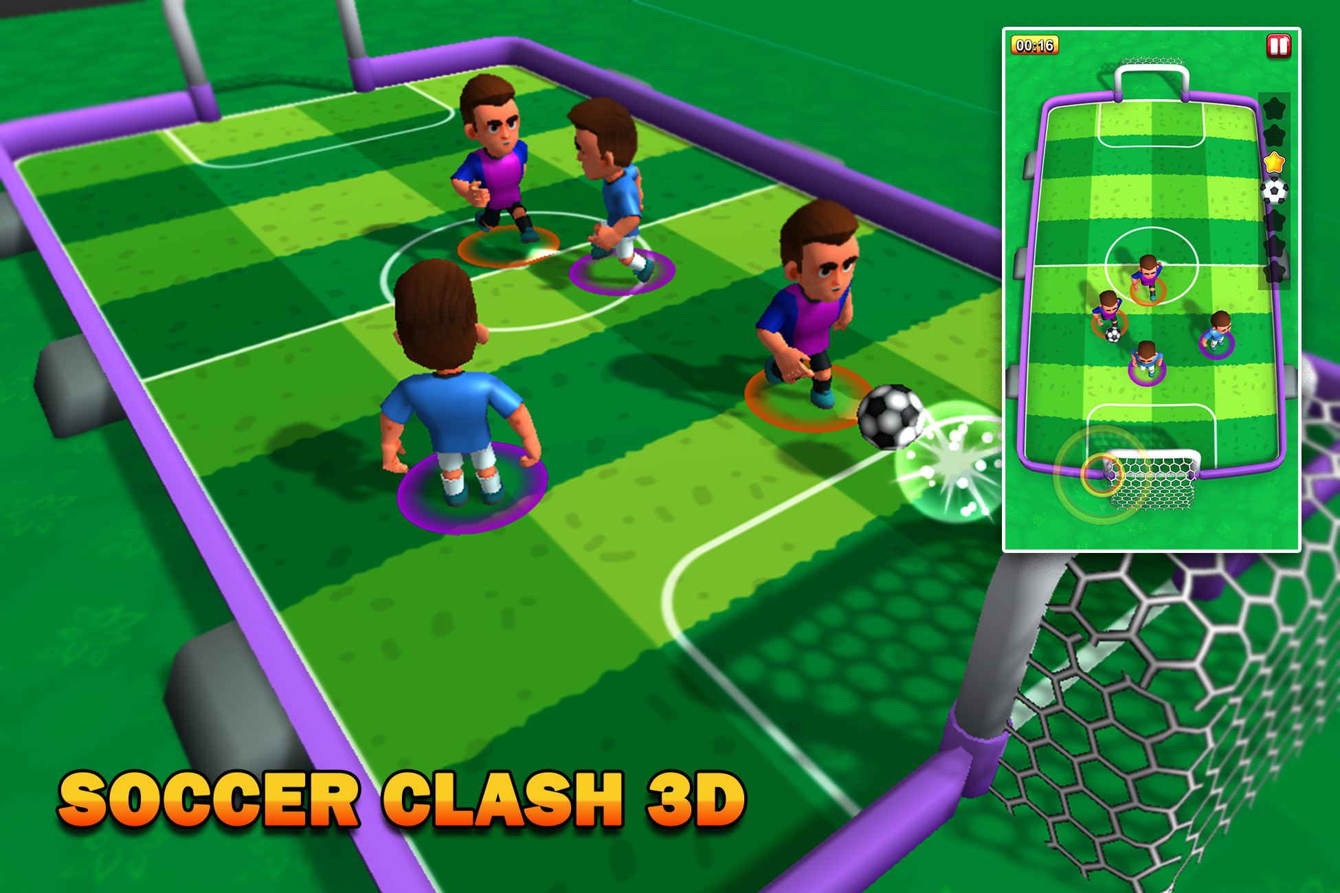 Soccer Clash 3D - Game Template, image 1
