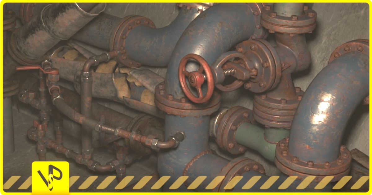 Pipes pack | 3D Industrial | Unity Asset Store