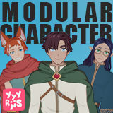 Modular Anime Character (Fantasy RPG Male)