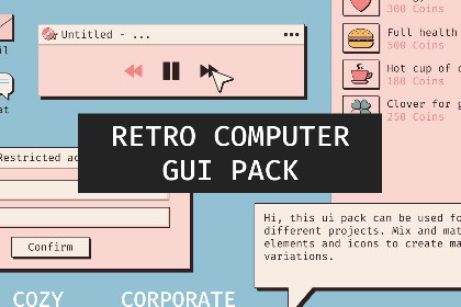 RETRO COMPUTER UI PACK