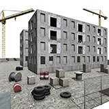 Props Construction Site for City - Low Poly Mobile Environment