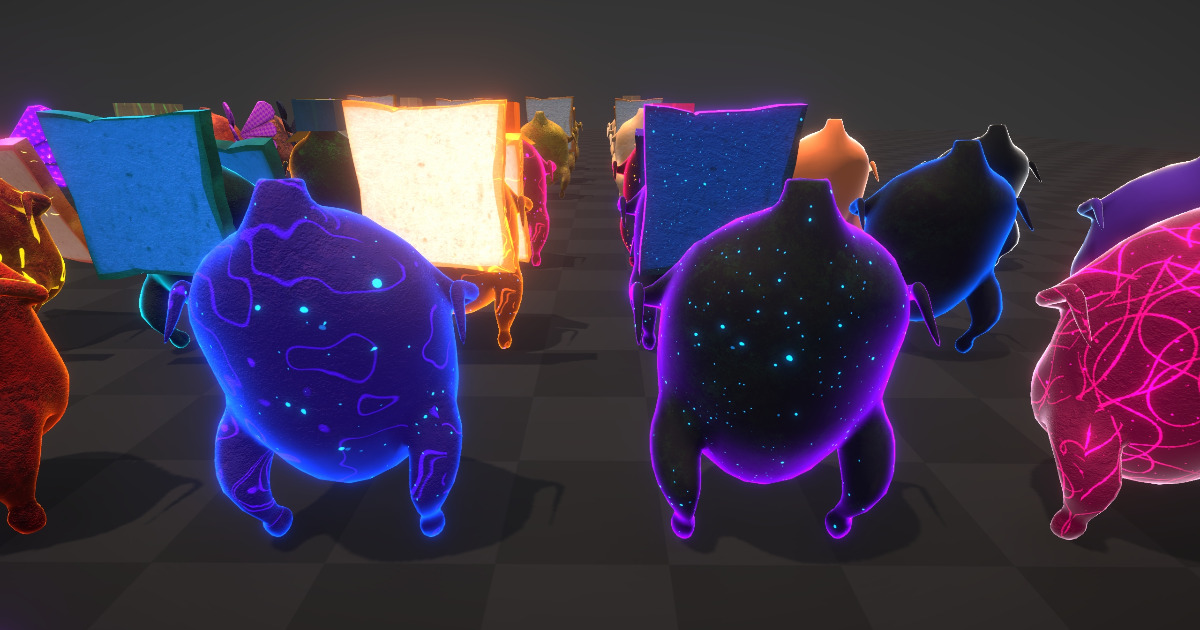 Fried Chicken's Extended PACK | 3D Characters | Unity Asset Store