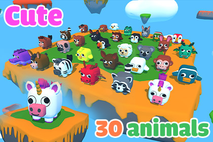 Cute Magic – Cube Animals Pack 2