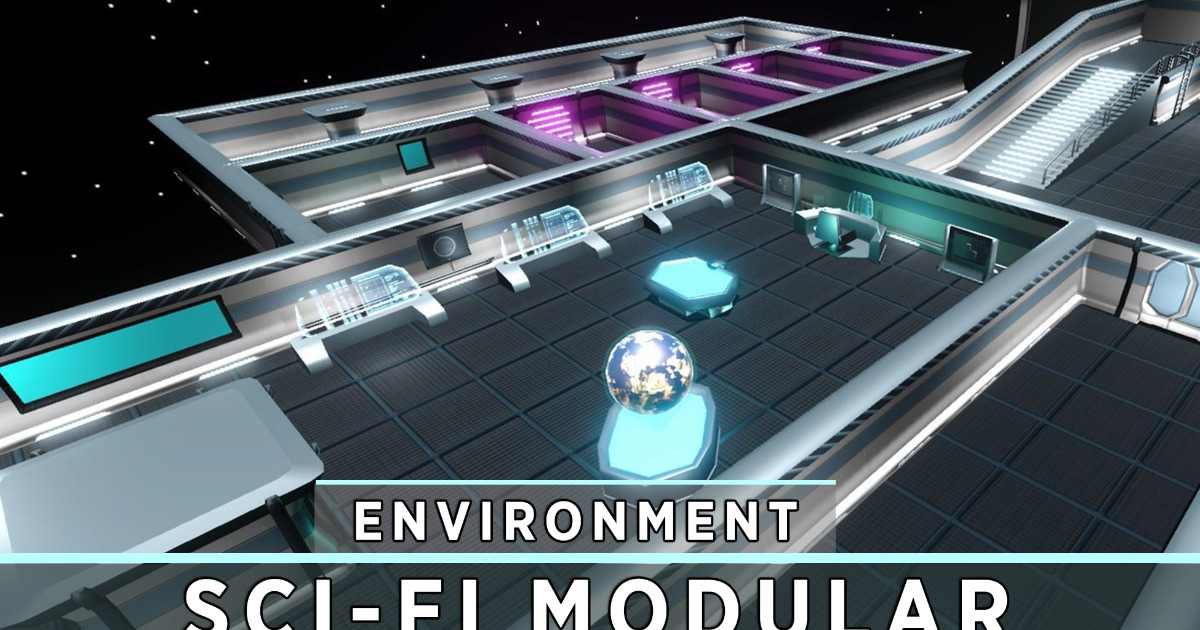 SciFi Modular Scenario Pack | 3D Sci-Fi | Unity Asset Store