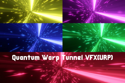 Quantum Warp Tunnel VFX(URP)