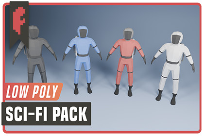 Low-Poly Sci-Fi Pack