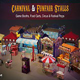 Carnival & Funfair Stalls - Game Booths, Food Carts, Circus & Festival Props