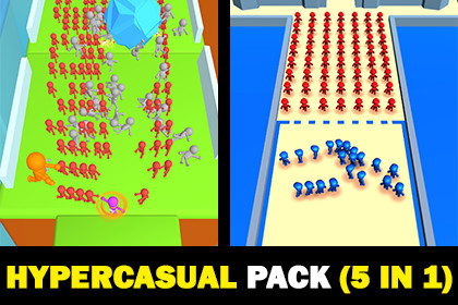 Hyper Casual Starter Pack - 5 Ready-to-Publish Games