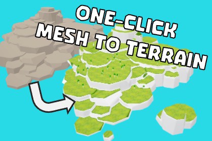 Mesh to Terrain Converter URP