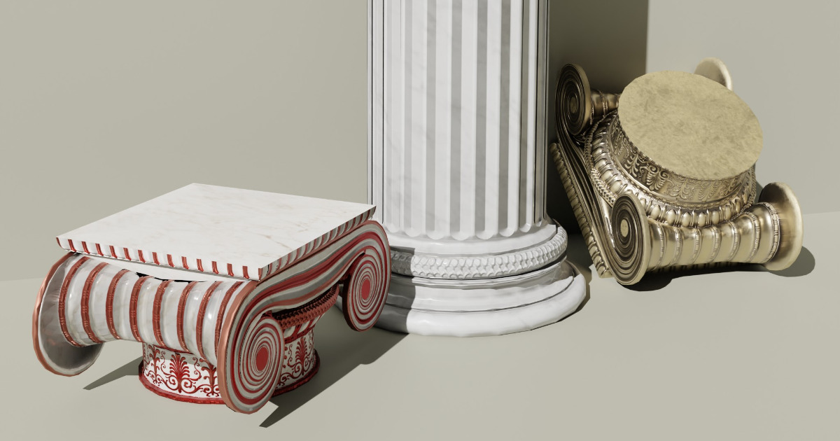 Greek Columns | 3D Furniture | Unity Asset Store