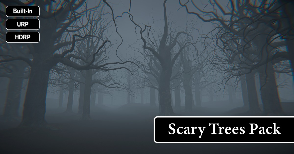 Scary Trees Pack | 3D Environments | Unity Asset Store