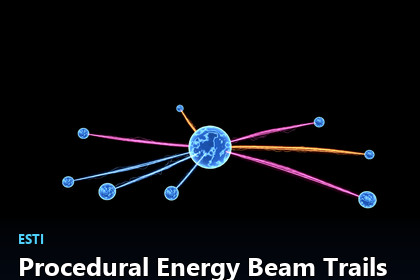 Procedural Energy Beam Trails
