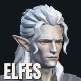 Stylized Elves Characters - Facial & Body Rig