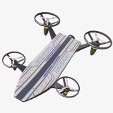Sci Fi Hoverboard 10 URP HDRP Textures