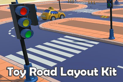 Toy Road Layout Kit