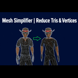 Mesh Simplifier | Reduce Tris & Vertices