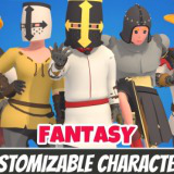 Customizable 3D Fantasy Characters Vol 3