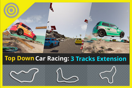 Top Down Car Racing : 3 Tracks Extension