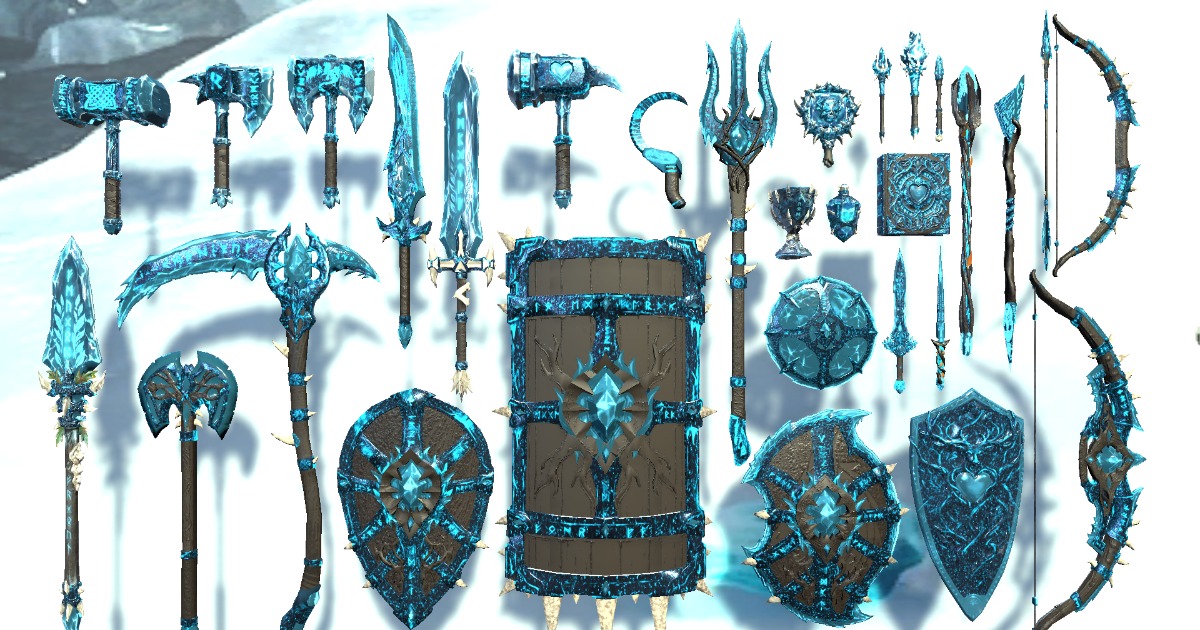 RPG_Frozen_Underworld_Armory_Pack | 3D Props | Unity Asset Store